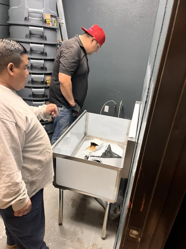 Commercial plumbing and sink installation in Southeast Westminster